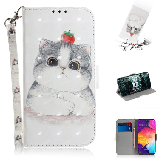Pattern Printing Light Spot Decor Leather Wallet Case for Samsung Galaxy A50 / A50s / A30s