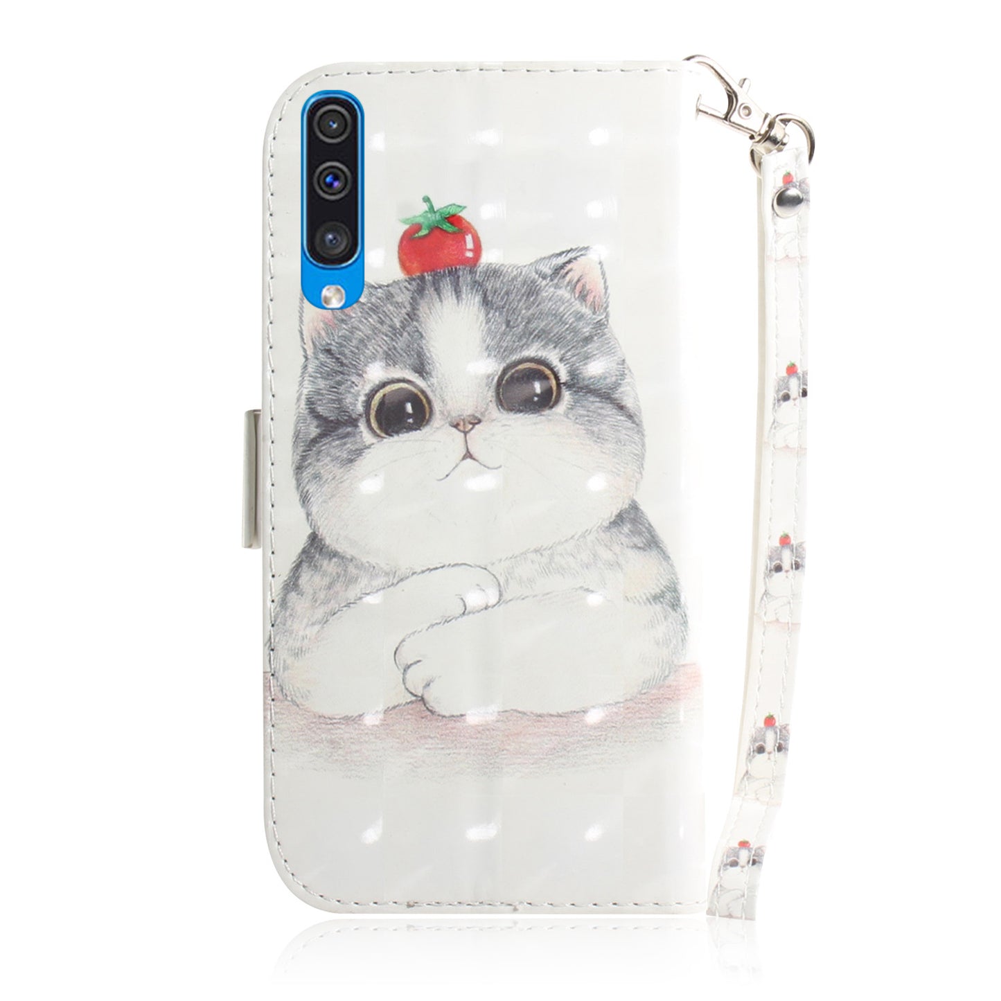 Pattern Printing Light Spot Decor Leather Wallet Case for Samsung Galaxy A50 / A50s / A30s
