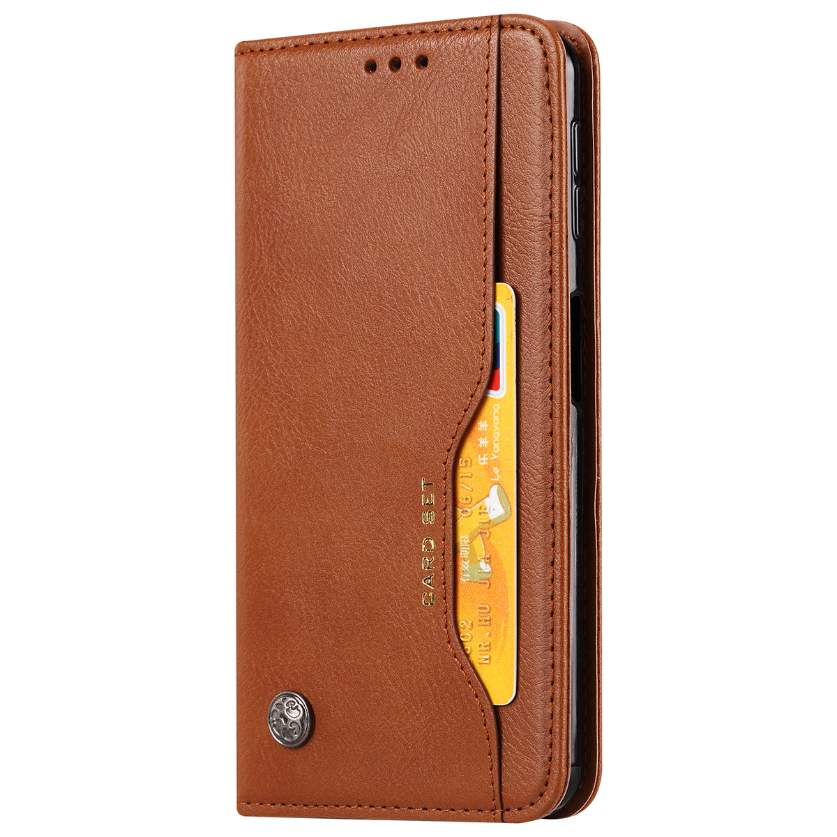 Auto-absorbed Classic PU Leather Wallet Stand Phone Case for Samsung Galaxy A50 / A50s / A30s
