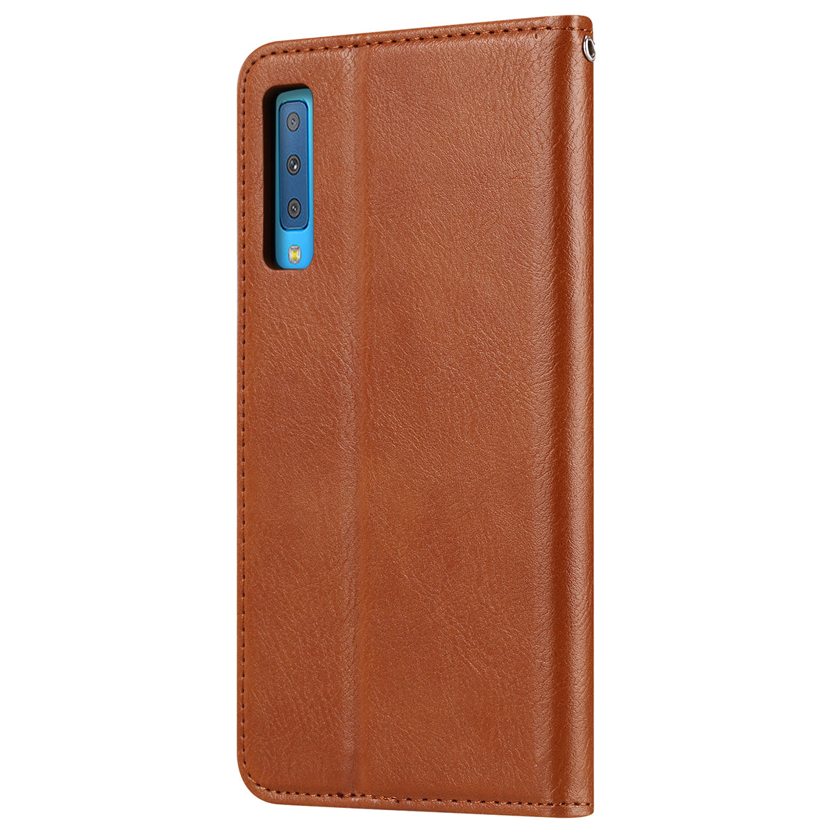 Auto-absorbed Classic PU Leather Wallet Stand Phone Case for Samsung Galaxy A50 / A50s / A30s