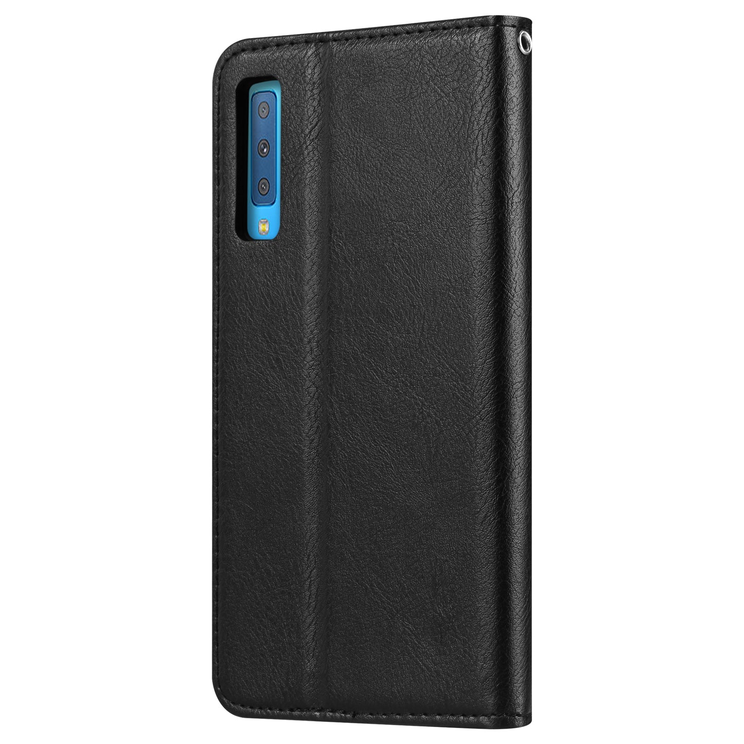 Auto-absorbed Classic PU Leather Wallet Stand Phone Case for Samsung Galaxy A50 / A50s / A30s