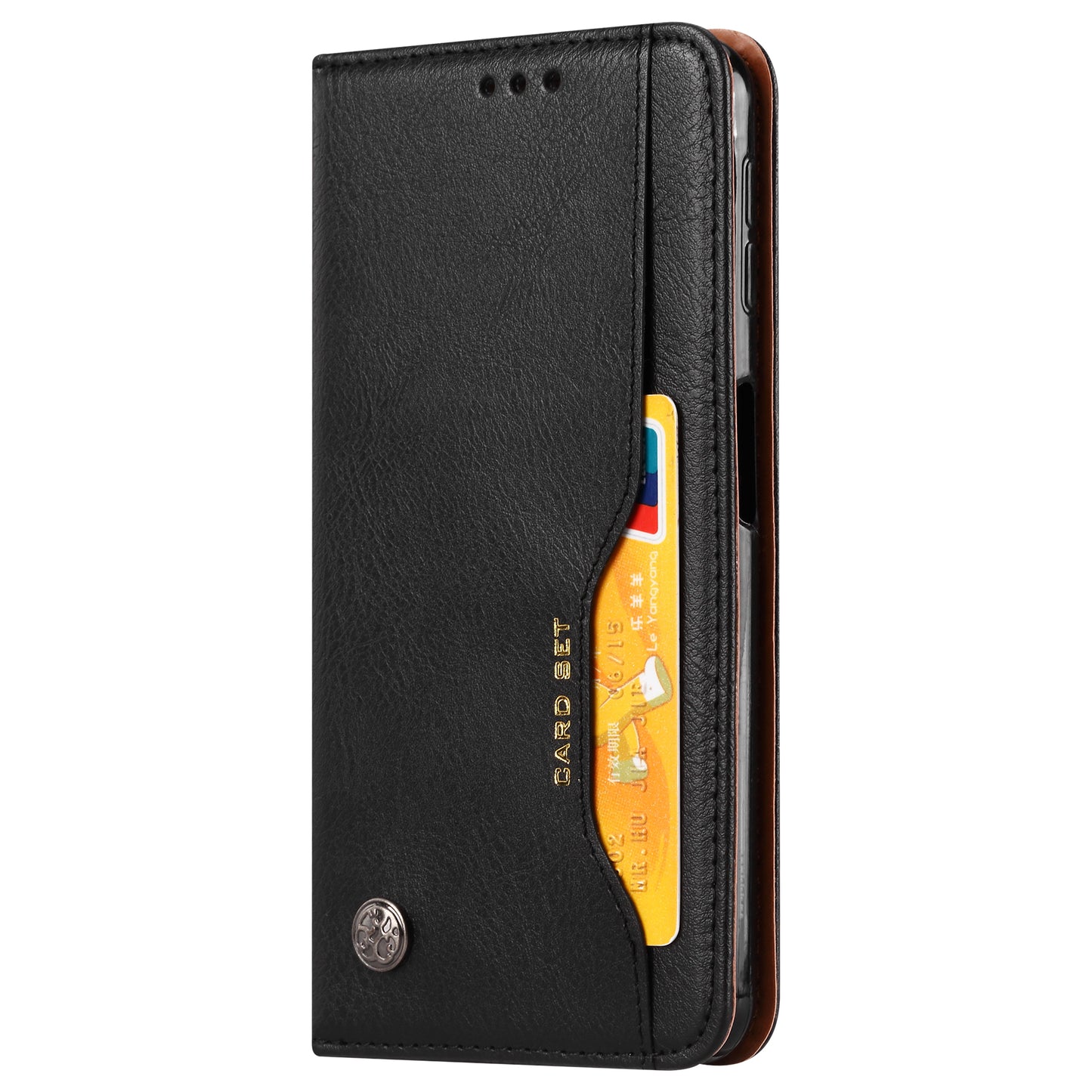Auto-absorbed Classic PU Leather Wallet Stand Phone Case for Samsung Galaxy A50 / A50s / A30s