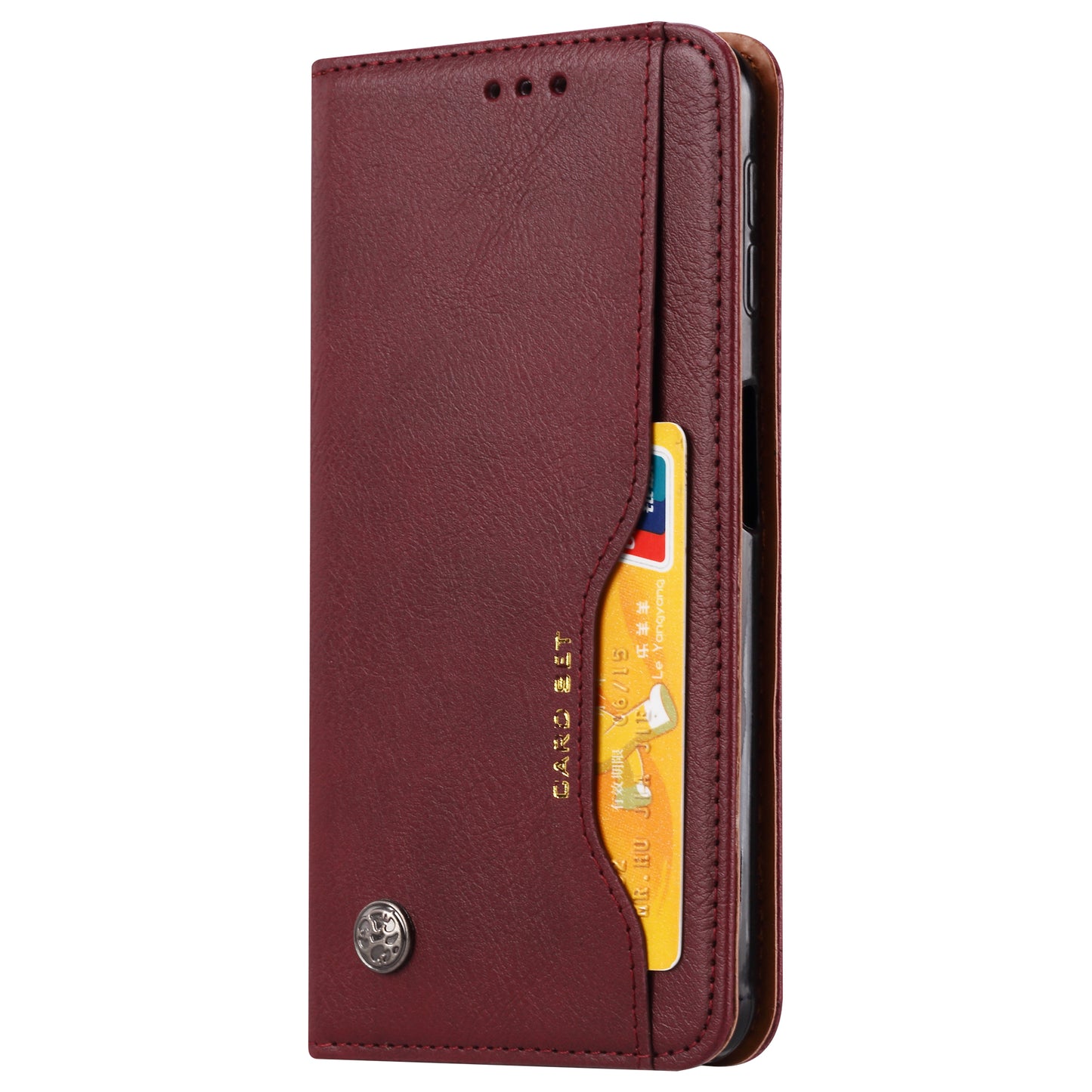 Auto-absorbed Classic PU Leather Wallet Stand Phone Case for Samsung Galaxy A50 / A50s / A30s