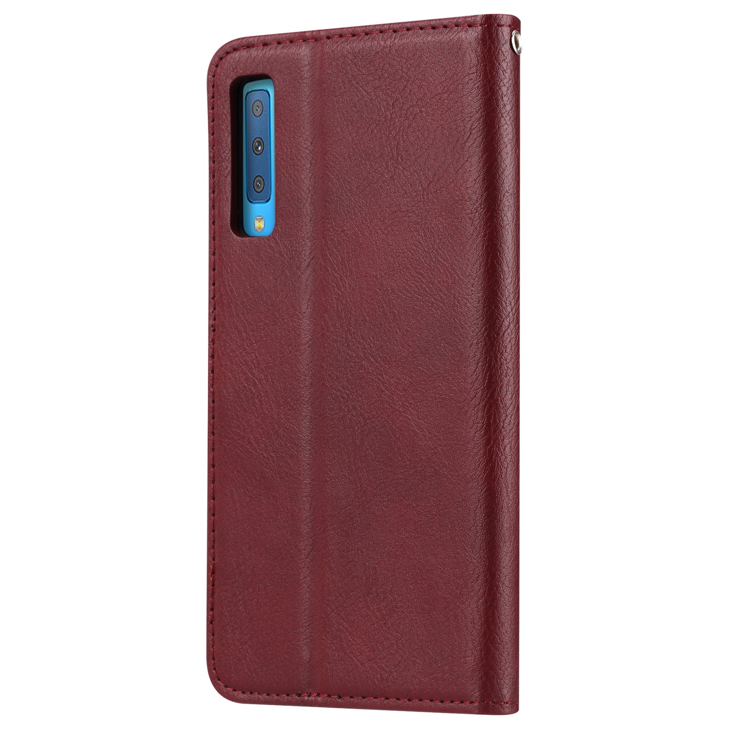 Auto-absorbed Classic PU Leather Wallet Stand Phone Case for Samsung Galaxy A50 / A50s / A30s