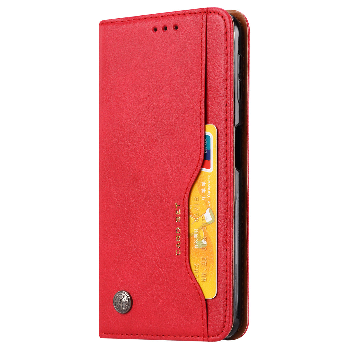 Auto-absorbed Classic PU Leather Cell Phone Case for Samsung Galaxy A70