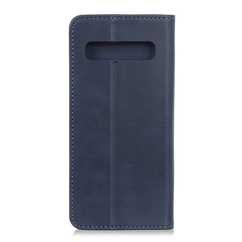 Auto-absorbed Split Leather Wallet Case for Samsung Galaxy S10