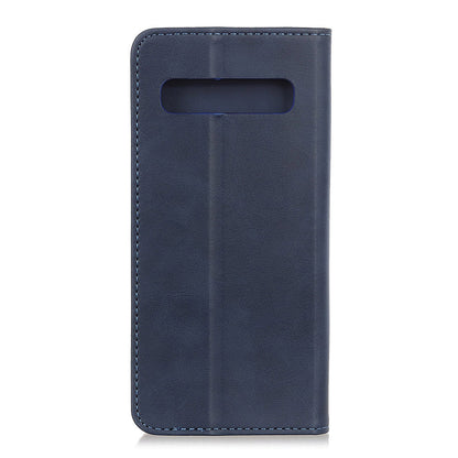 Auto-absorbed Split Leather Wallet Case for Samsung Galaxy S10