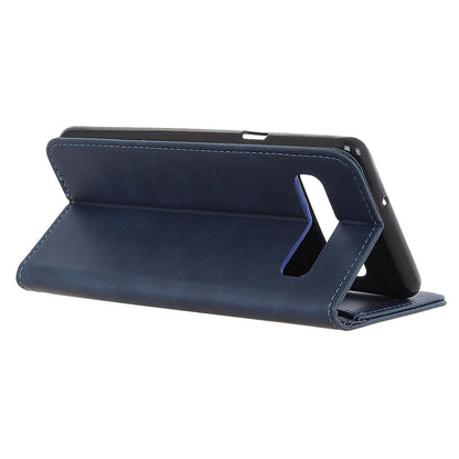 Auto-absorbed Split Leather Wallet Case for Samsung Galaxy S10