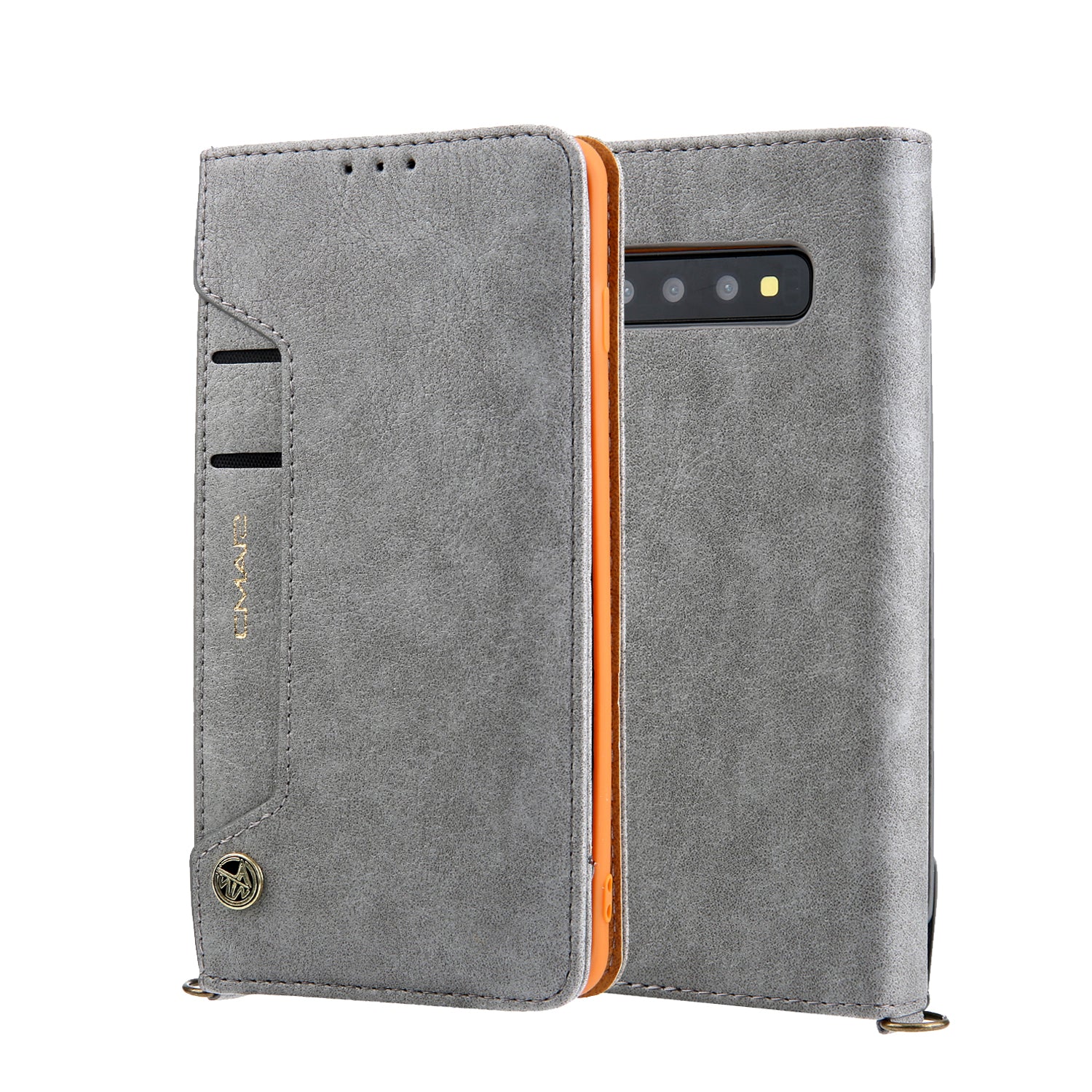 CMAI2 PU Leather Stand Wallet Mobile Casing for Samsung Galaxy S10 Plus