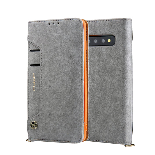 CMAI2 PU Leather Stand Wallet Mobile Casing for Samsung Galaxy S10 Plus