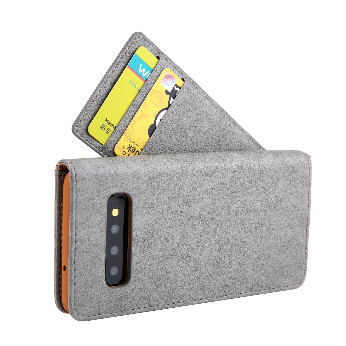 CMAI2 PU Leather Stand Wallet Mobile Casing for Samsung Galaxy S10 Plus