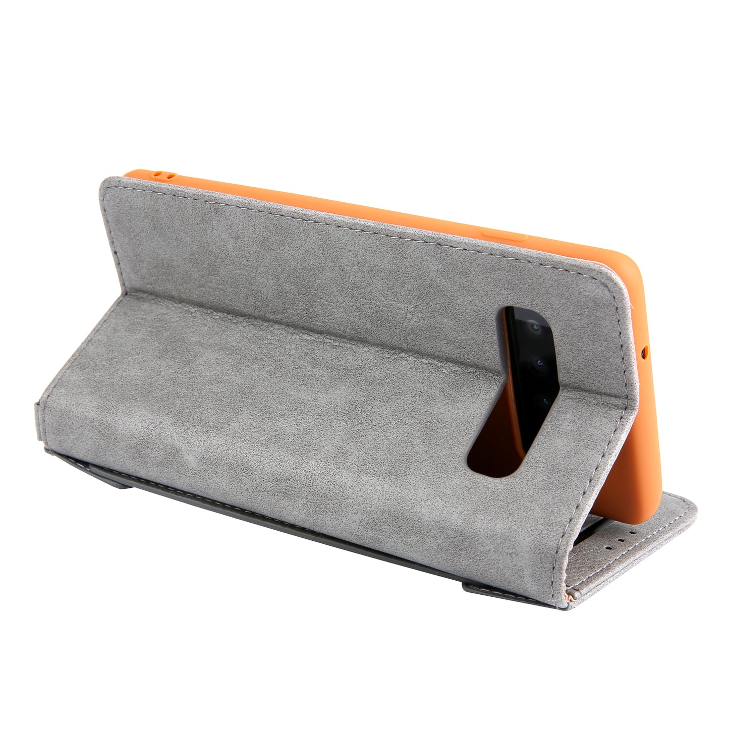 CMAI2 PU Leather Stand Wallet Mobile Casing for Samsung Galaxy S10 Plus