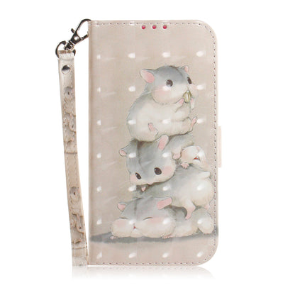 Pattern Printing [Light Spot Decor] Leather Wallet Case for Samsung Galaxy A30 / A20