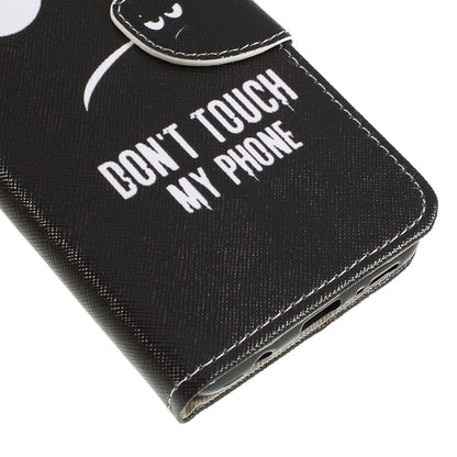 Cross Texture Pattern Printing Leather Wallet Cover for Samsung Galaxy A30/A20