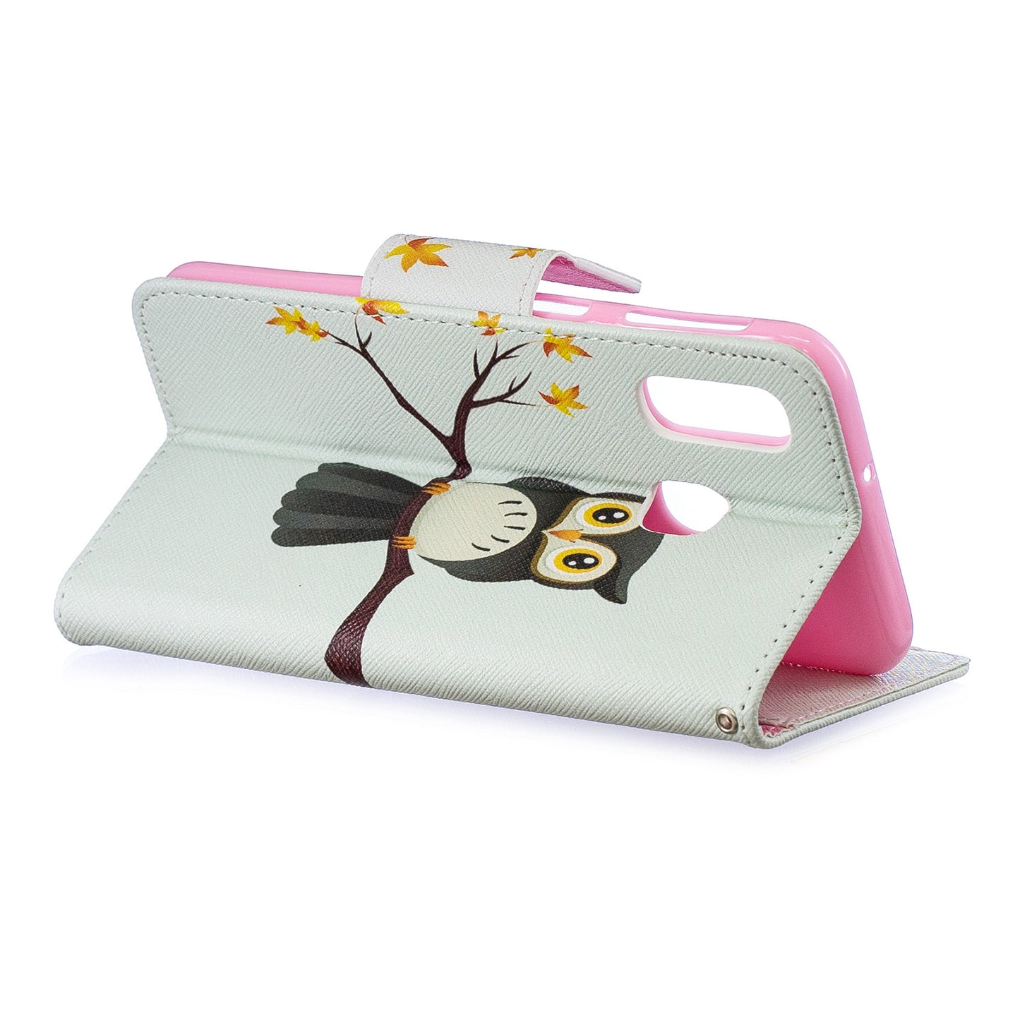 Pattern Printing PU Leather Flip Cell Phone Case for Samsung Galaxy A40