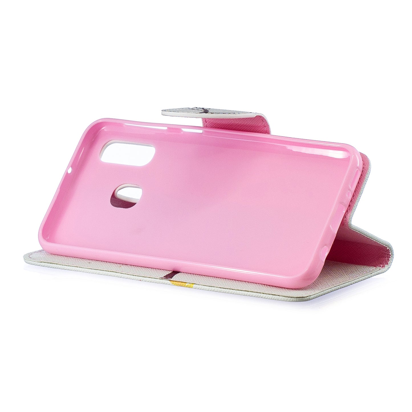 Pattern Printing PU Leather Flip Cell Phone Case for Samsung Galaxy A40
