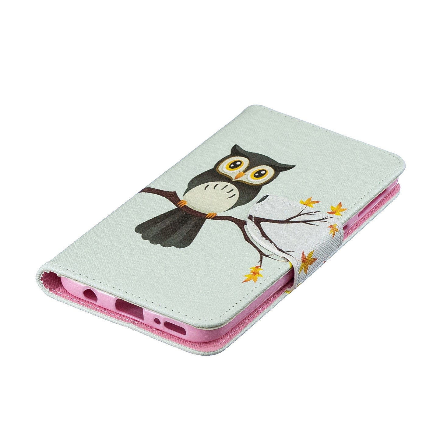Pattern Printing PU Leather Flip Cell Phone Case for Samsung Galaxy A40