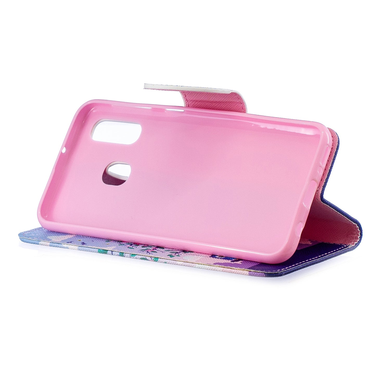 Pattern Printing PU Leather Flip Cell Phone Case for Samsung Galaxy A40