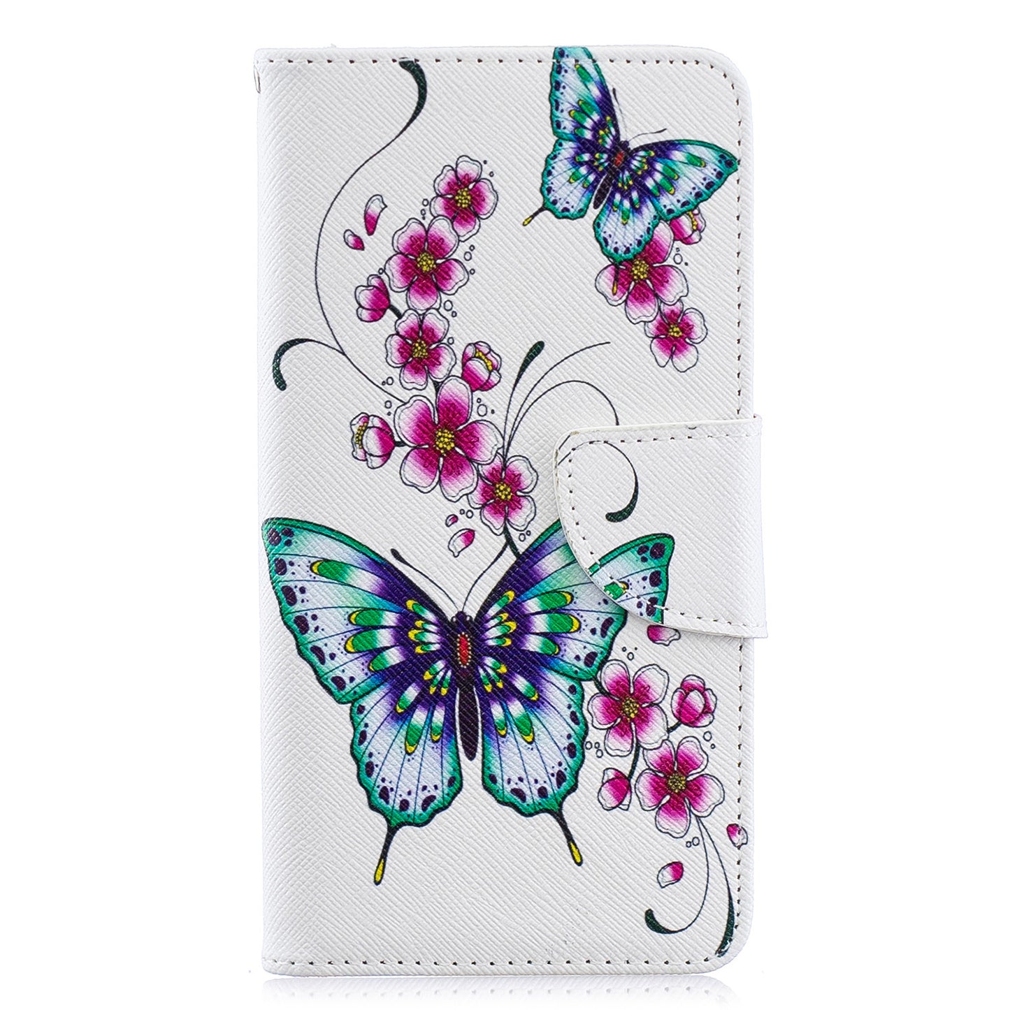 Pattern Printing PU Leather Flip Cell Phone Case for Samsung Galaxy A40
