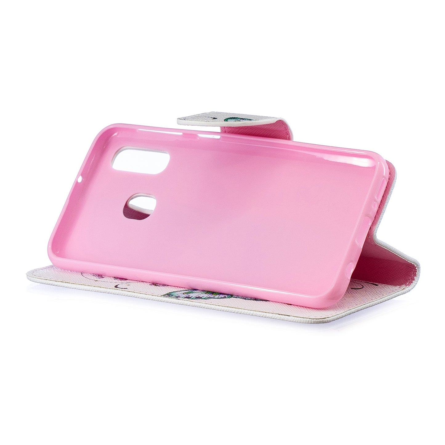 Pattern Printing PU Leather Flip Cell Phone Case for Samsung Galaxy A40