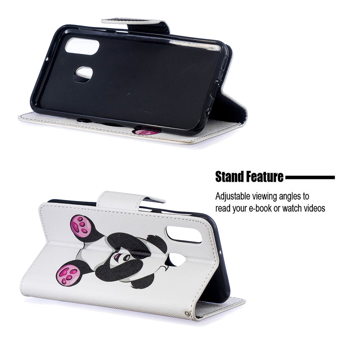 Pattern Printing PU Leather Flip Cell Phone Case for Samsung Galaxy A40