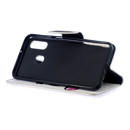 Pattern Printing PU Leather Flip Cell Phone Case for Samsung Galaxy A40
