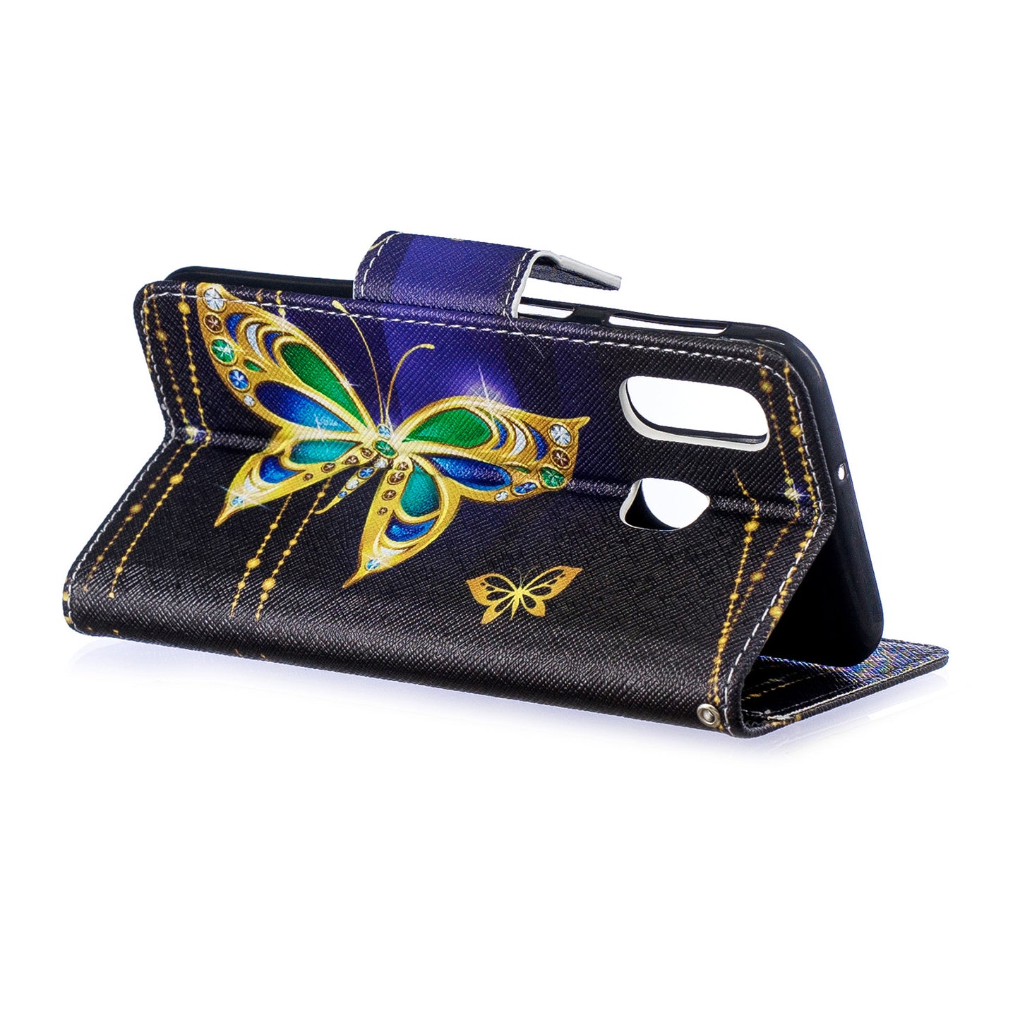 Pattern Printing PU Leather Flip Cell Phone Case for Samsung Galaxy A40
