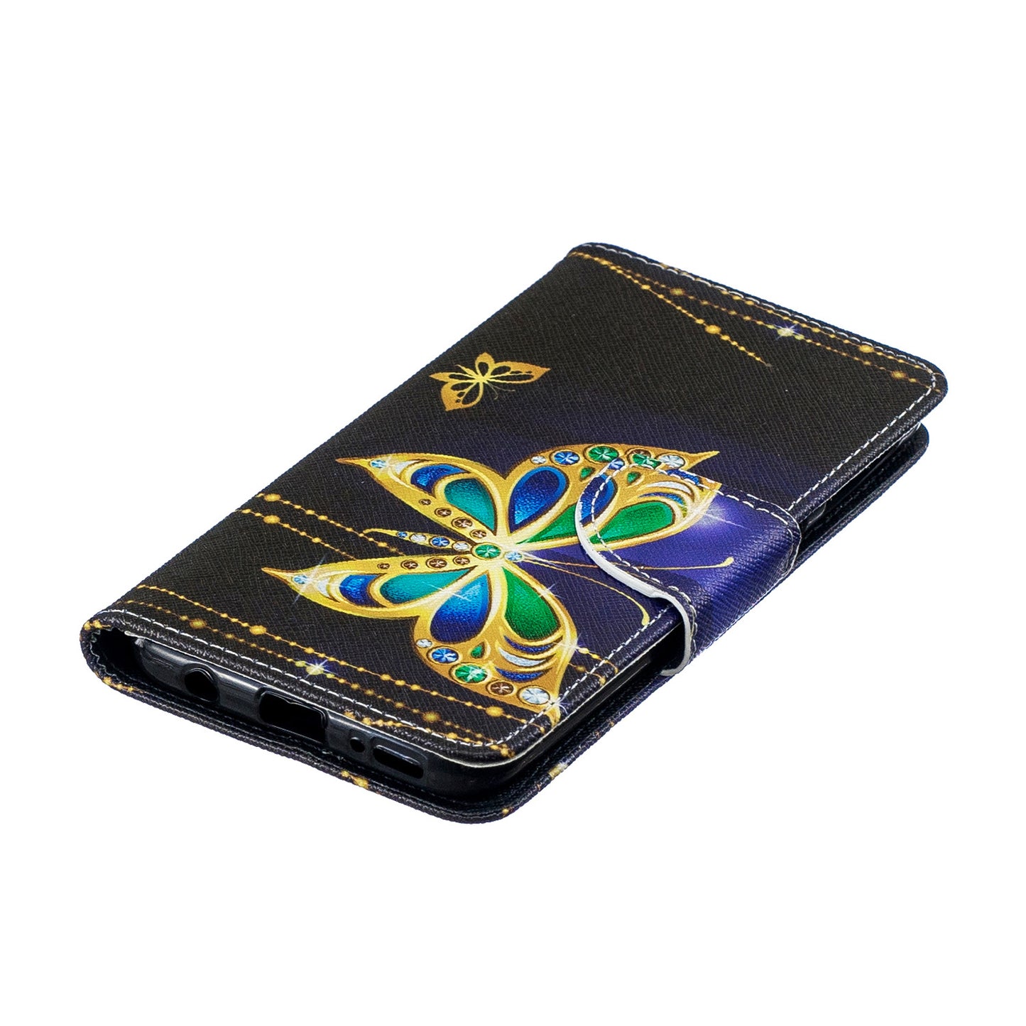 Pattern Printing PU Leather Flip Cell Phone Case for Samsung Galaxy A40