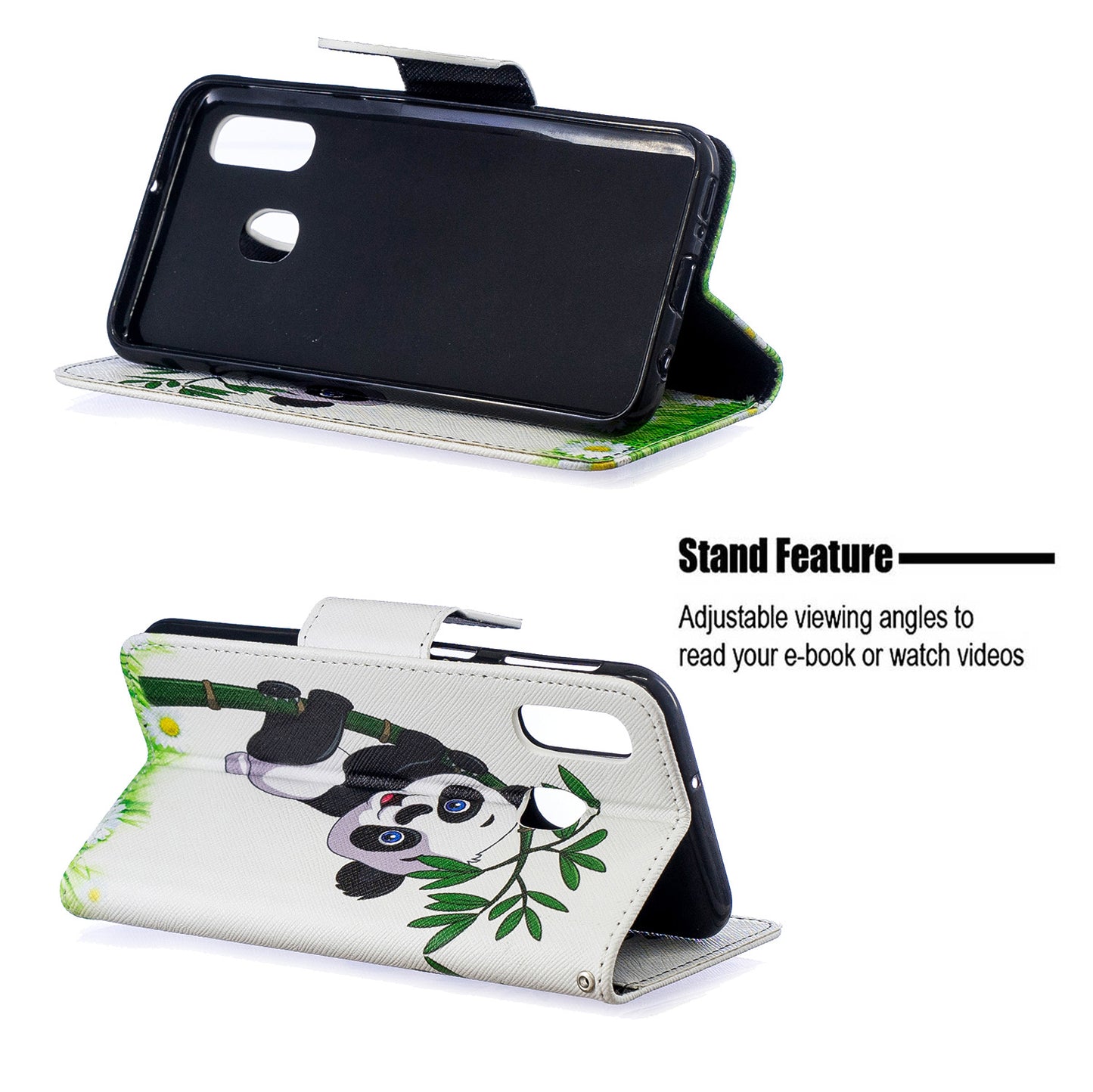 Pattern Printing PU Leather Flip Cell Phone Case for Samsung Galaxy A40