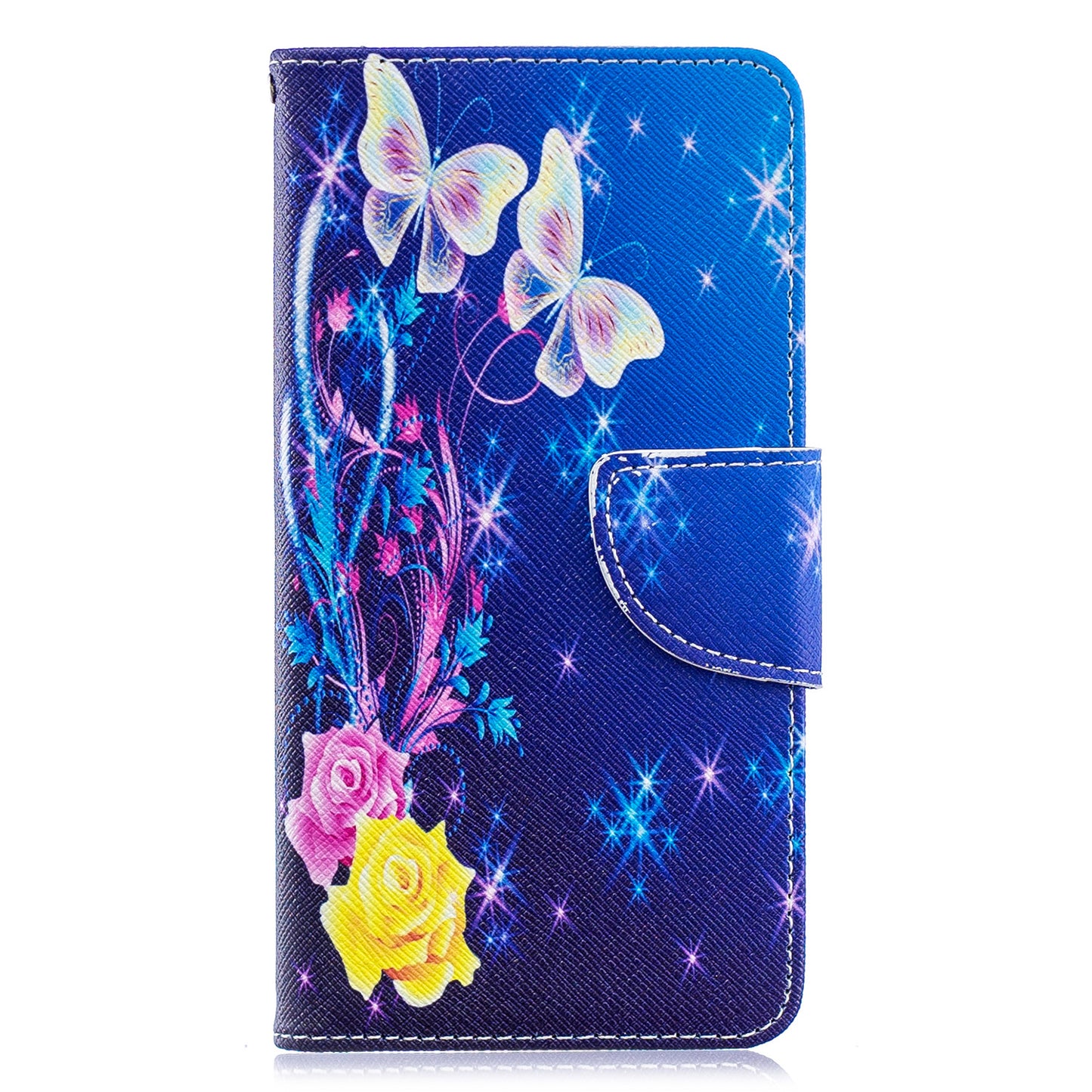 Pattern Printing PU Leather Flip Cell Phone Case for Samsung Galaxy A40