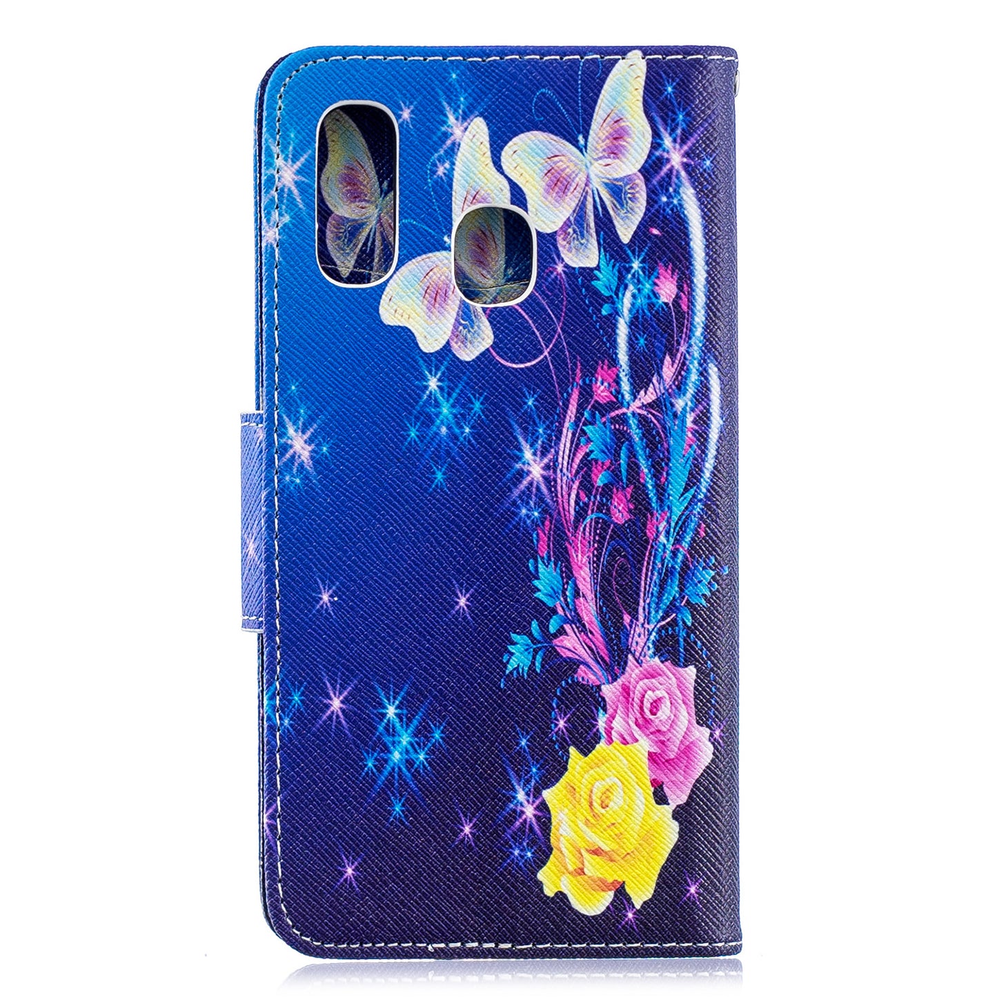 Pattern Printing PU Leather Flip Cell Phone Case for Samsung Galaxy A40