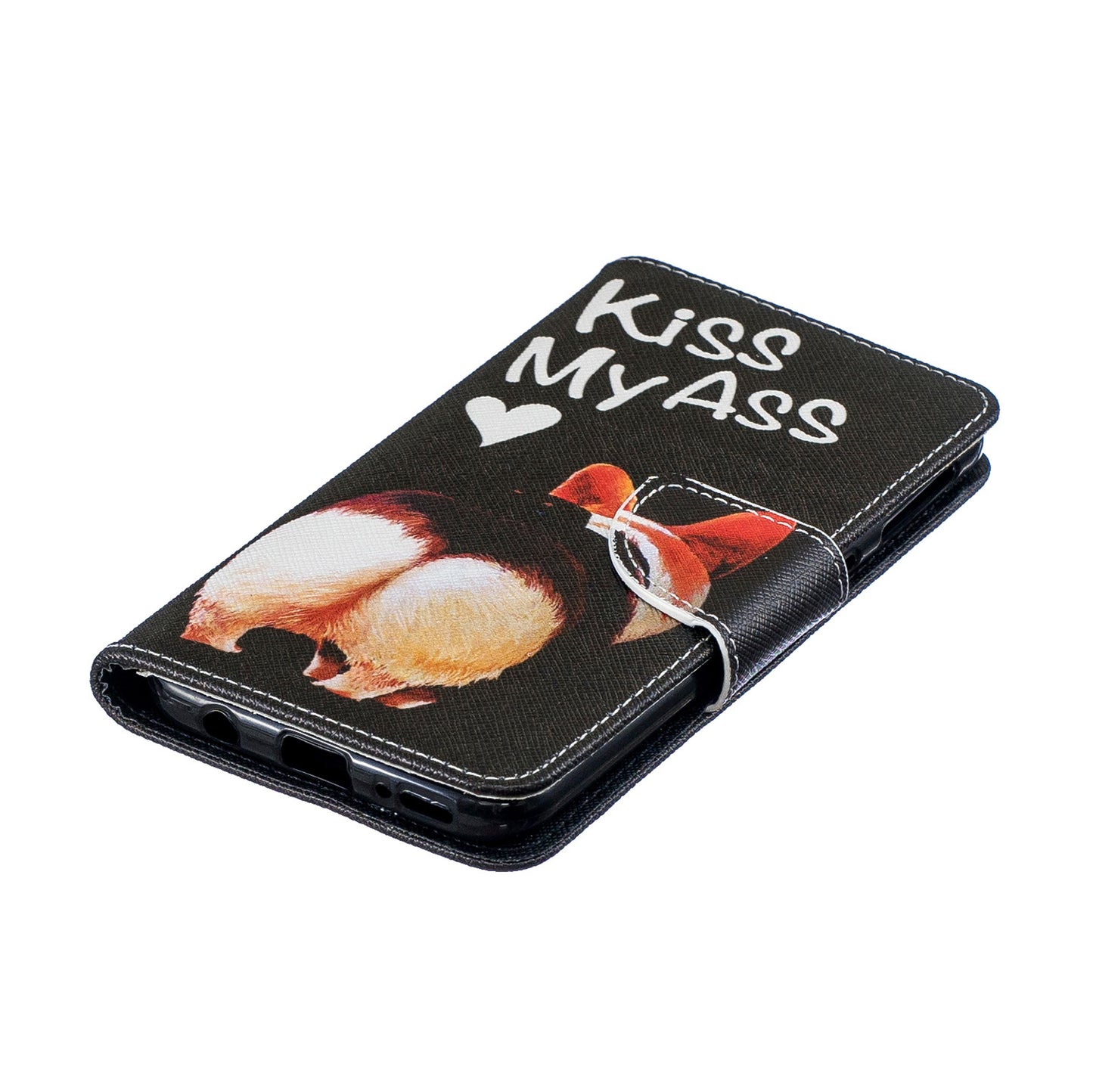 Pattern Printing PU Leather Flip Cell Phone Case for Samsung Galaxy A40