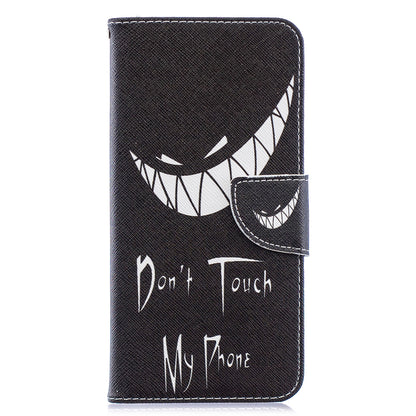 Pattern Printing PU Leather Wallet Stand Flip Cover for Samsung Galaxy A70