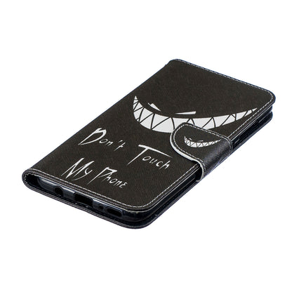 Pattern Printing PU Leather Wallet Stand Flip Cover for Samsung Galaxy A70
