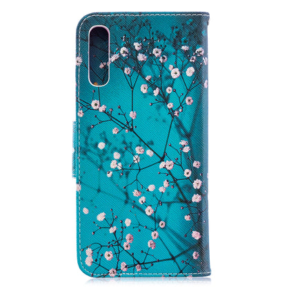 Pattern Printing PU Leather Wallet Stand Flip Cover for Samsung Galaxy A70