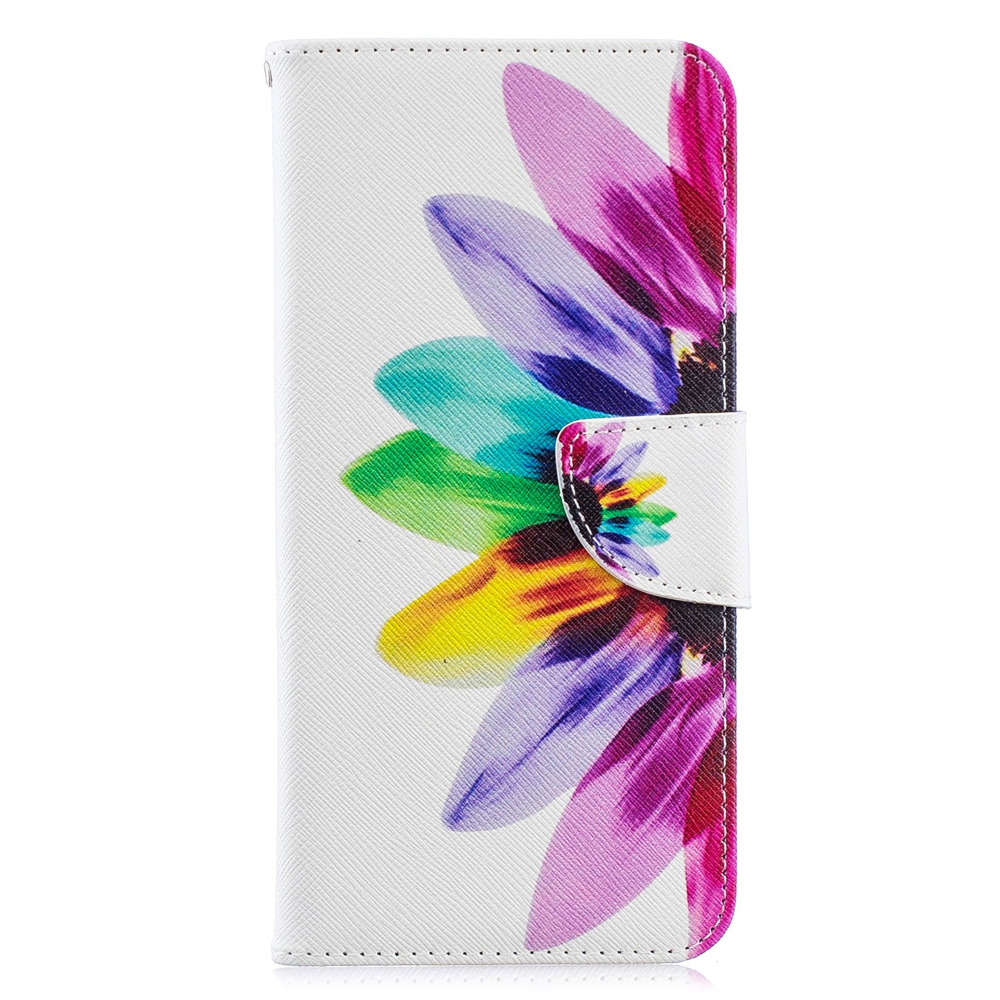 Pattern Printing PU Leather Wallet Stand Flip Cover for Samsung Galaxy A70