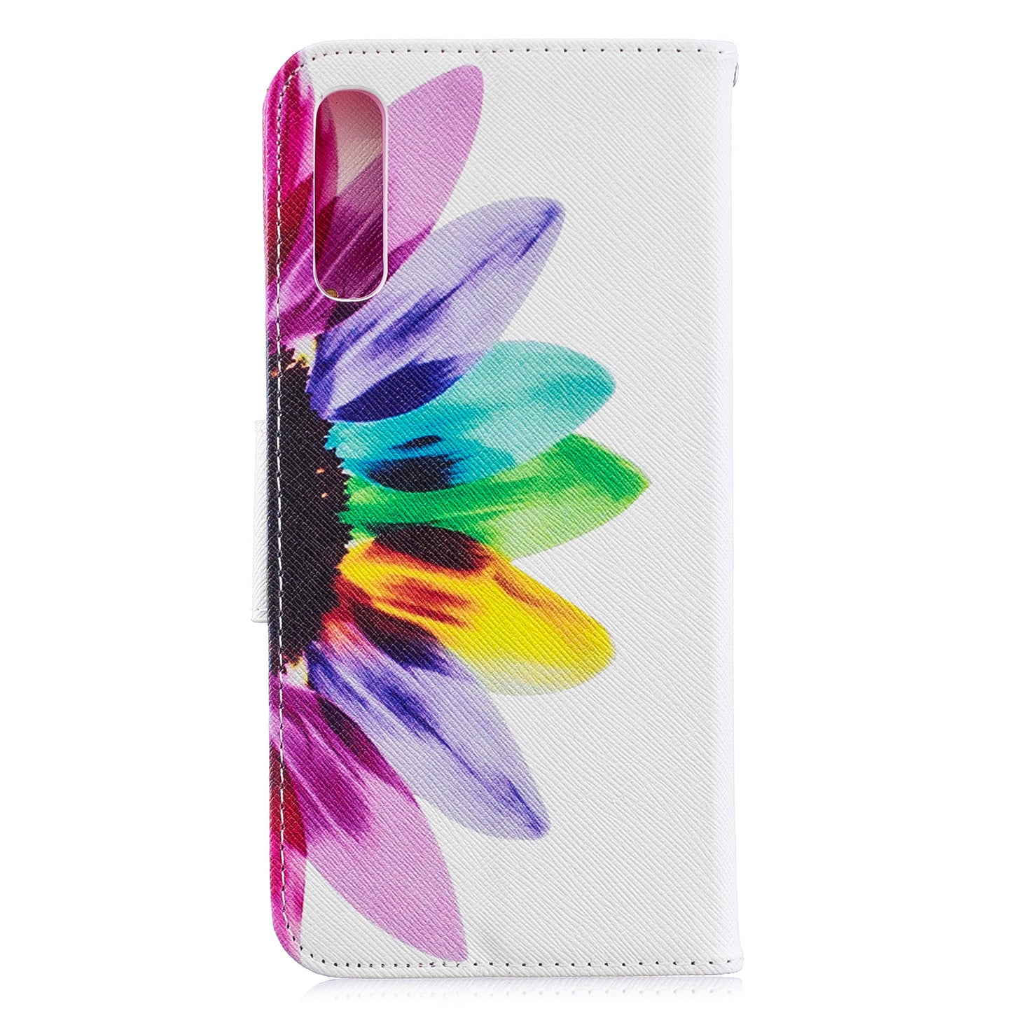 Pattern Printing PU Leather Wallet Stand Flip Cover for Samsung Galaxy A70