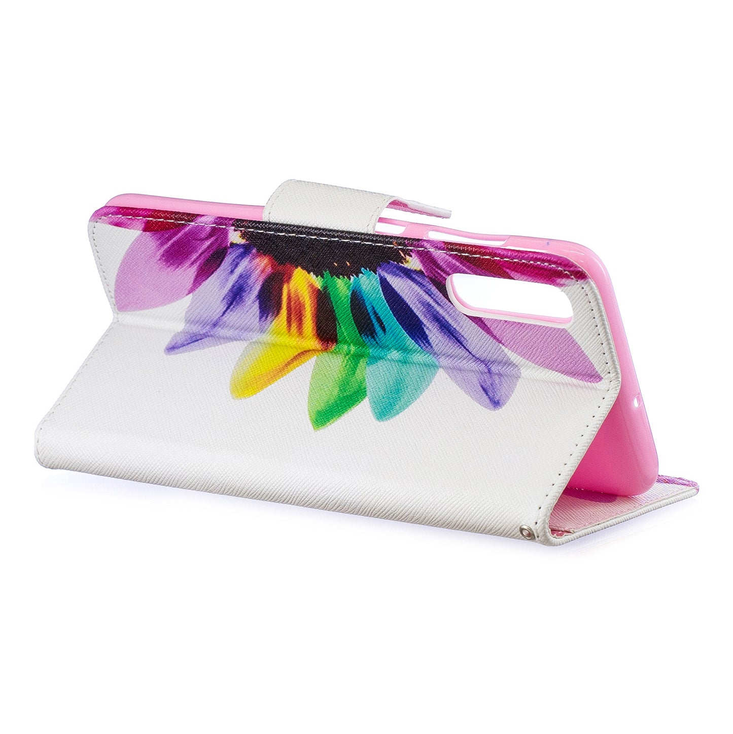 Pattern Printing PU Leather Wallet Stand Flip Cover for Samsung Galaxy A70