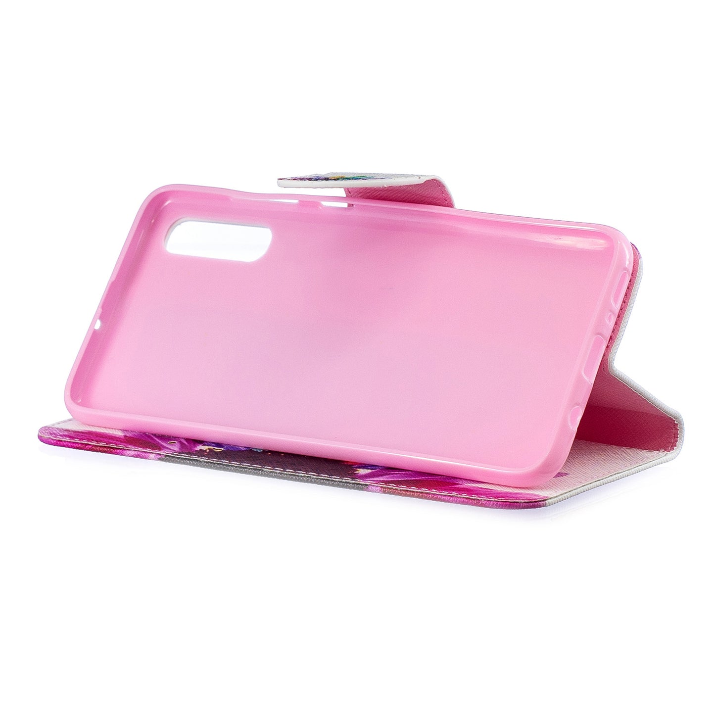 Pattern Printing PU Leather Wallet Stand Flip Cover for Samsung Galaxy A70