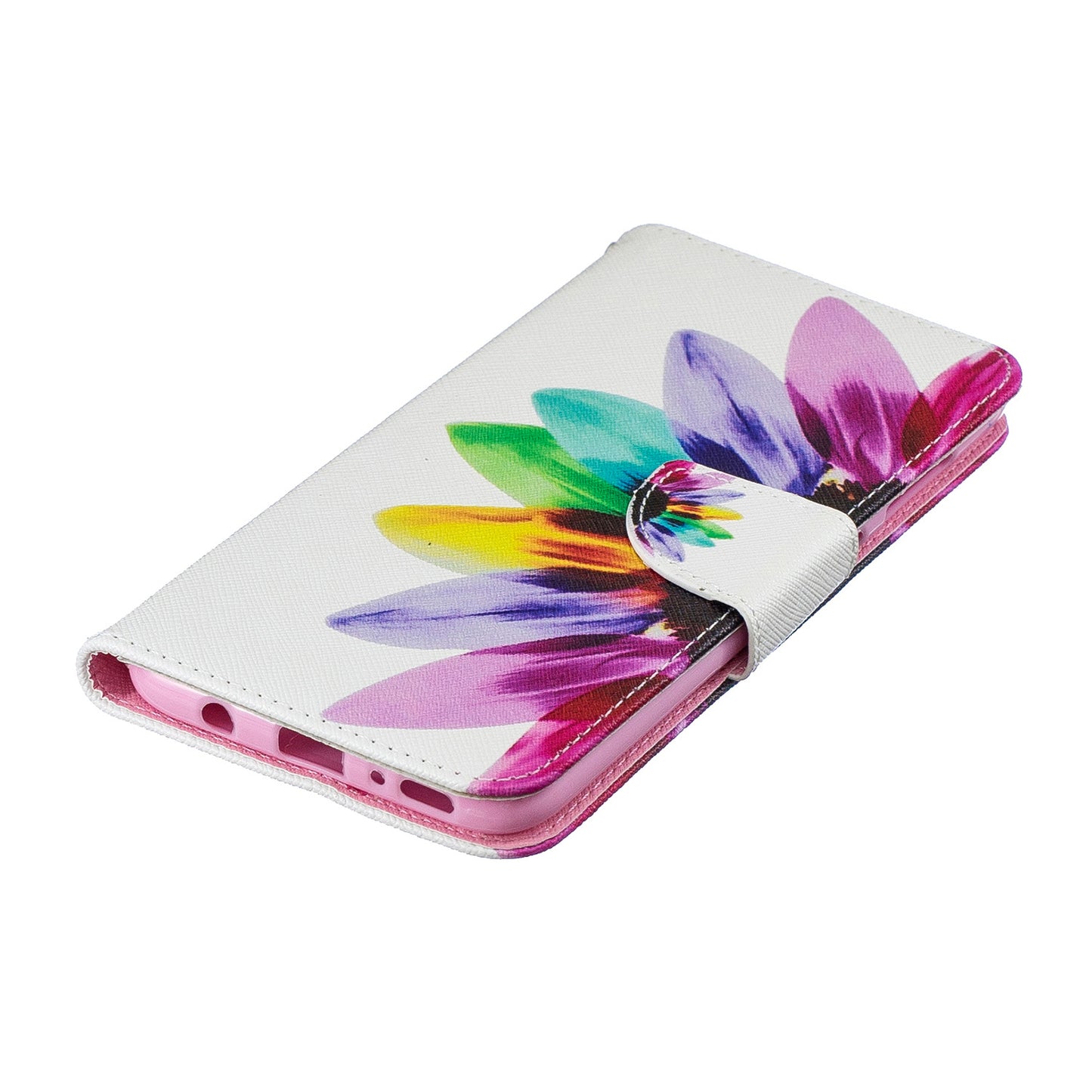 Pattern Printing PU Leather Wallet Stand Flip Cover for Samsung Galaxy A70