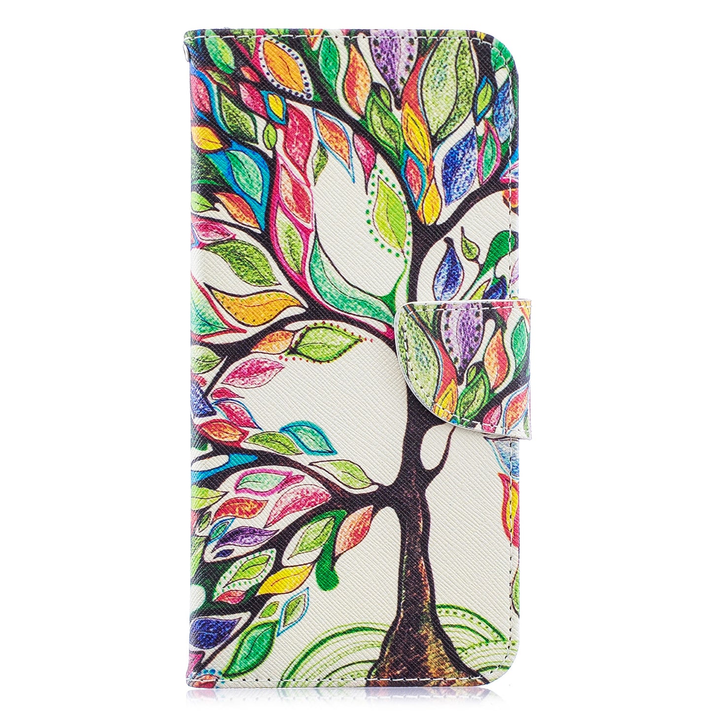 Pattern Printing PU Leather Wallet Stand Flip Cover for Samsung Galaxy A70