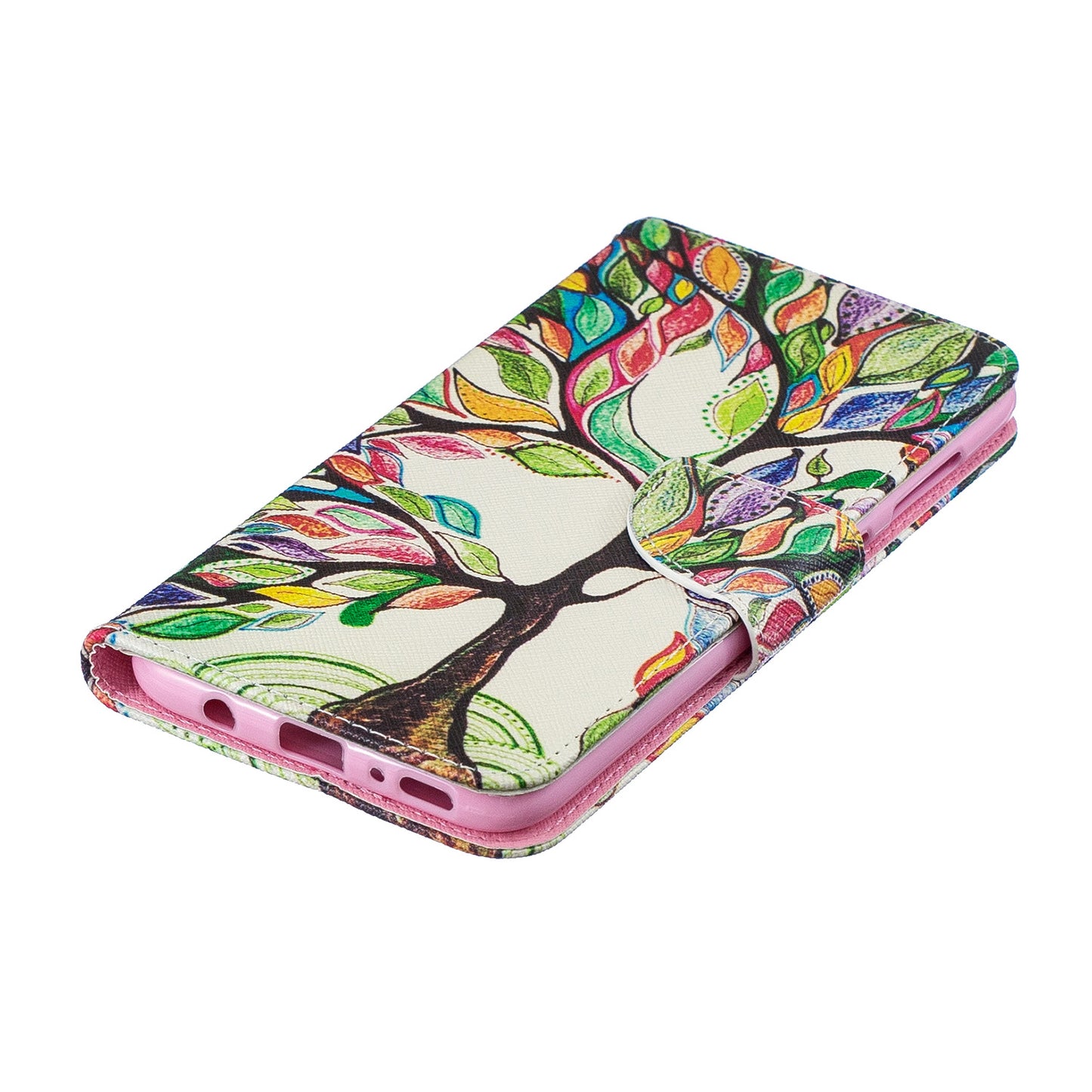 Pattern Printing PU Leather Wallet Stand Flip Cover for Samsung Galaxy A70