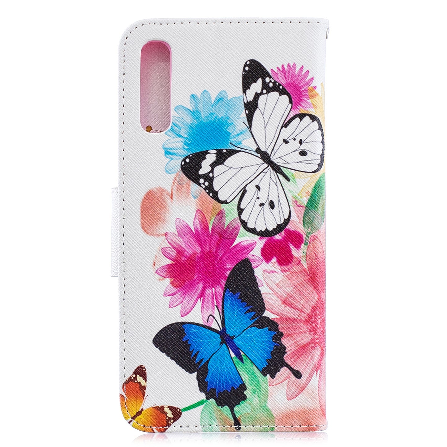 Pattern Printing PU Leather Wallet Stand Flip Cover for Samsung Galaxy A70