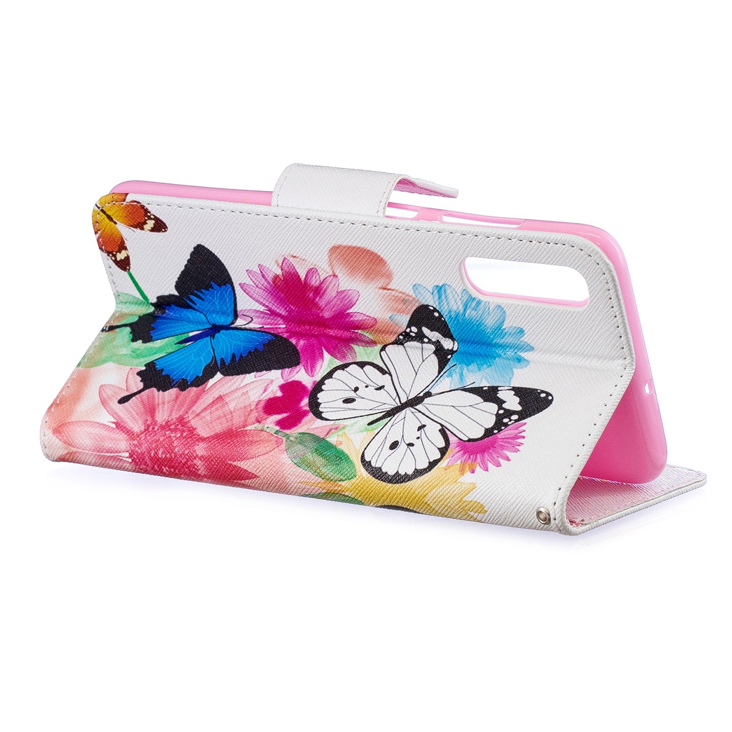 Pattern Printing PU Leather Wallet Stand Flip Cover for Samsung Galaxy A70
