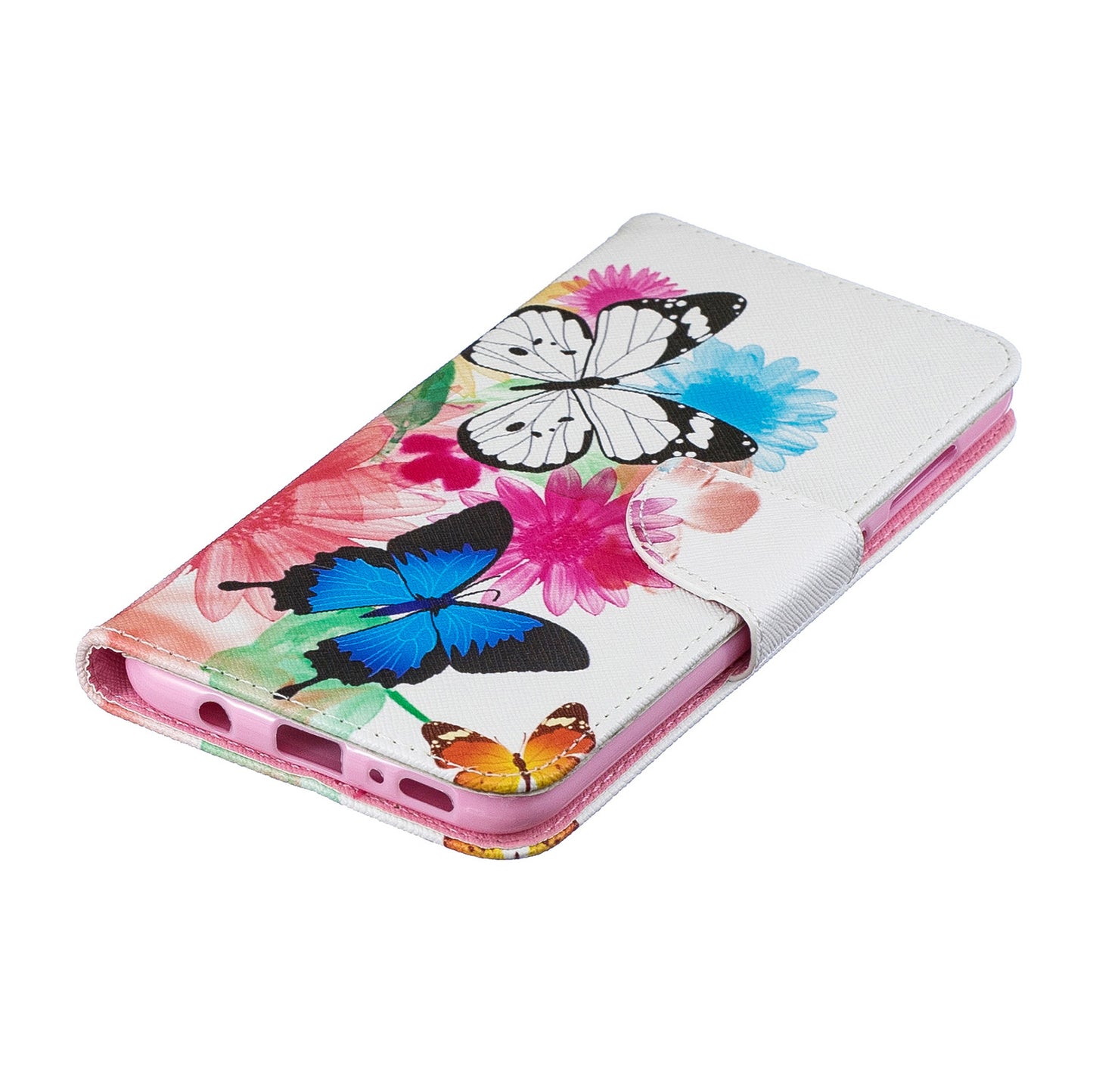 Pattern Printing PU Leather Wallet Stand Flip Cover for Samsung Galaxy A70