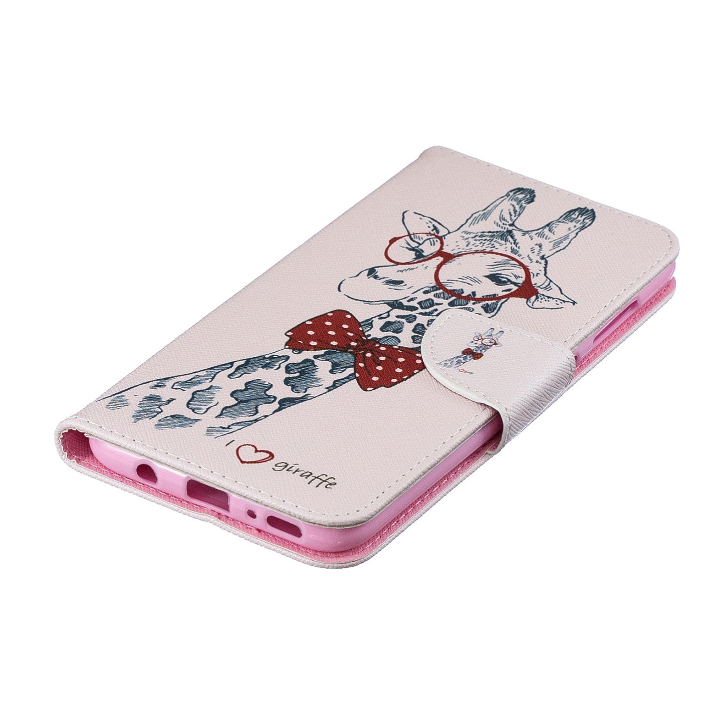 Pattern Printing PU Leather Wallet Stand Flip Cover for Samsung Galaxy A70