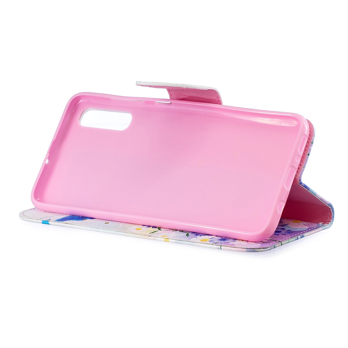 Pattern Printing PU Leather Wallet Stand Flip Cover for Samsung Galaxy A70