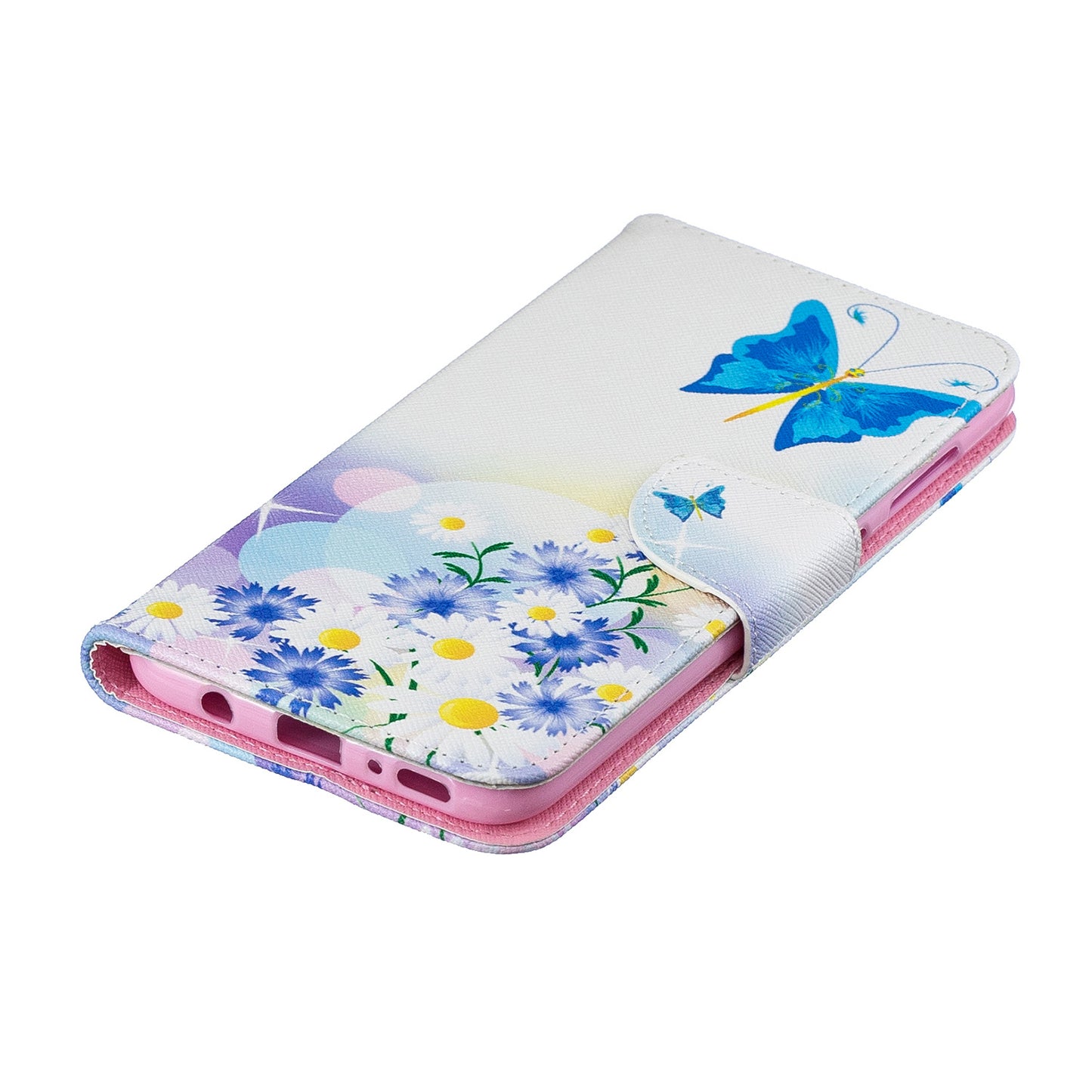 Pattern Printing PU Leather Wallet Stand Flip Cover for Samsung Galaxy A70