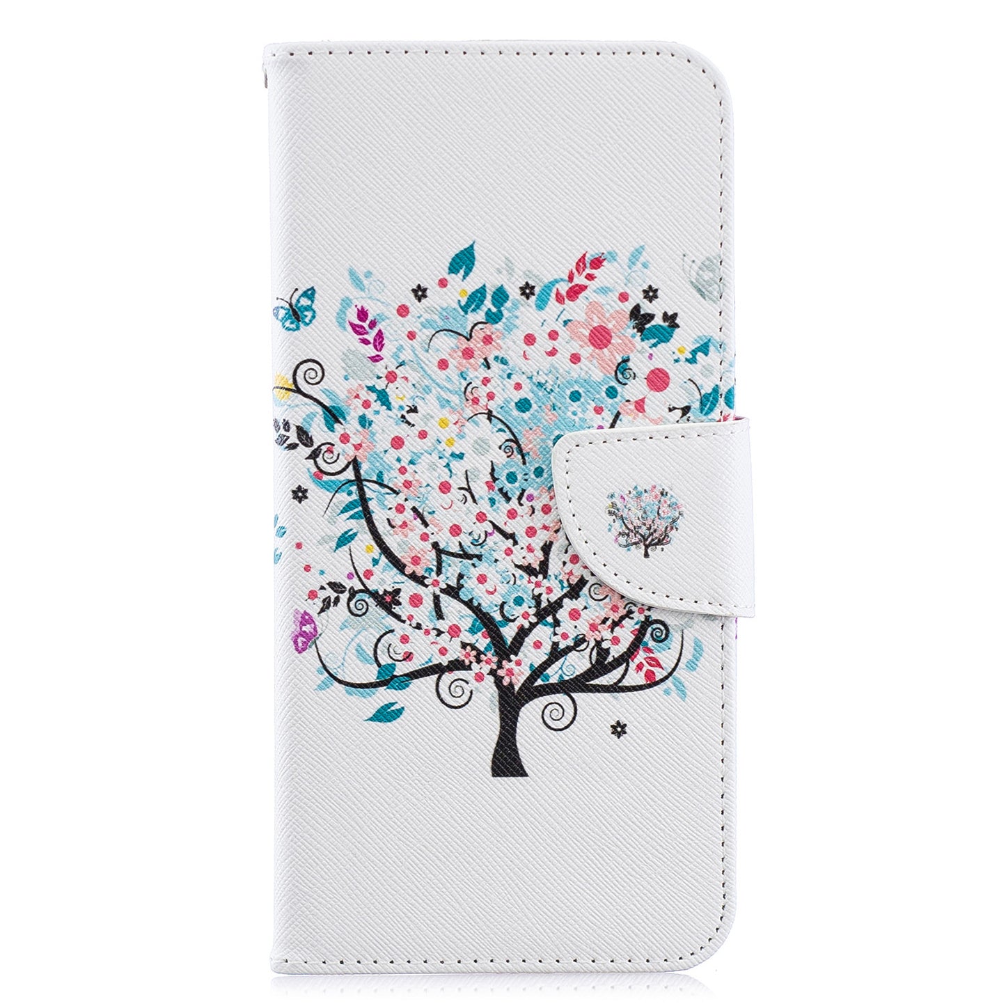 Pattern Printing PU Leather Wallet Stand Flip Cover for Samsung Galaxy A70