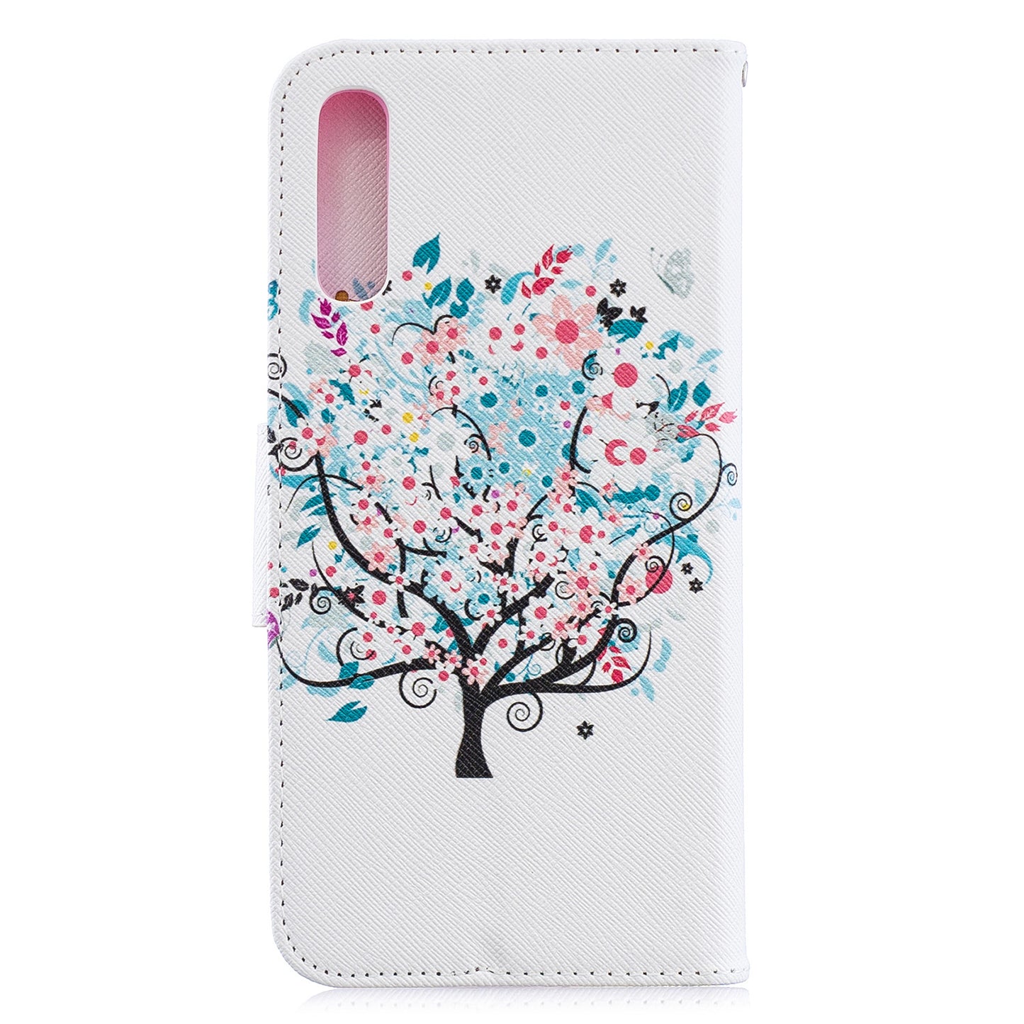 Pattern Printing PU Leather Wallet Stand Flip Cover for Samsung Galaxy A70